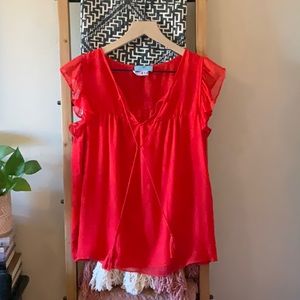 Super cute red Womens top!